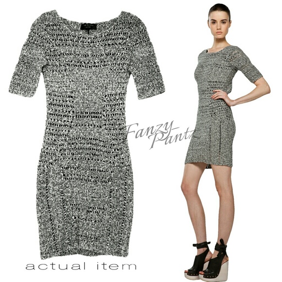 Rag & bone Hart knit sweater dress cutout back xs - Picture 2 of 8